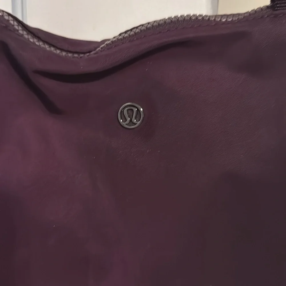 ***SOLD ON MERCARI***Lululemon purple zipper tote bag - Picture 2 of 10